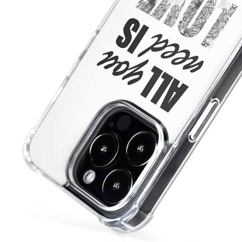 All You Need Is Love BW iPhone 16 Pro MagSafe Case